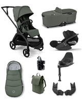 Bugaboo Pushchairs Bugaboo Dragonfly Plus Ultimate Pushchair Bundle with Cybex Cloud T i-Size Plus Rotating Baby Car Seat  & Base (8 Pieces) - Forrest Green