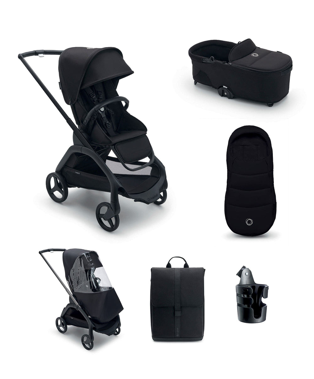 Bugaboo Pushchairs Bugaboo Dragonfly Pushchair Essential Bundle - Black