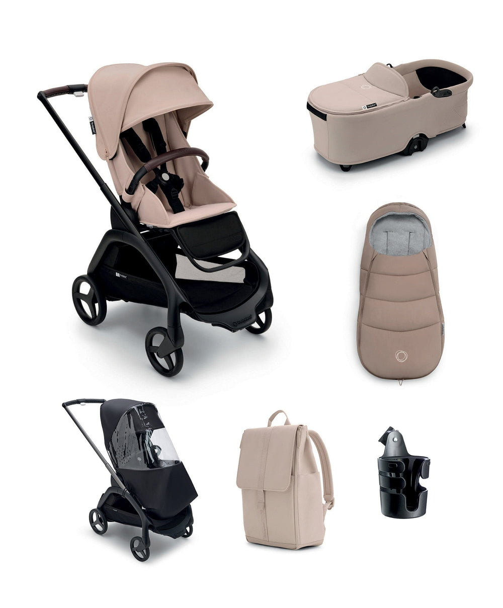 Bugaboo Pushchairs Bugaboo Dragonfly Pushchair Essential Bundle - Taupe