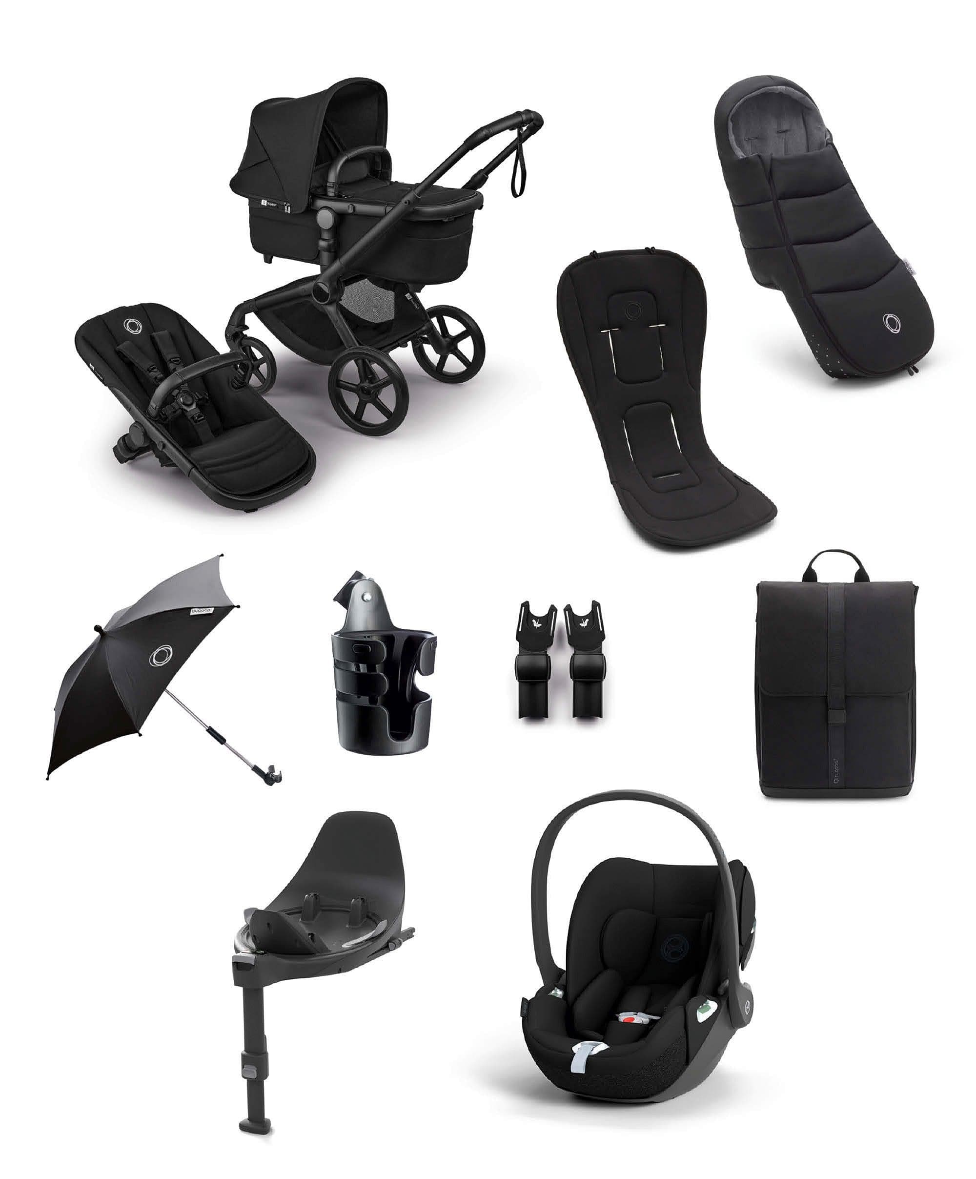 bugaboo fox 2 mineral washed black Bugaboo Fox 5 Renew Complete Pushchair Bundle with Cybex Cloud T Car S –  Mamas & Papas UK