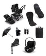 Bugaboo Pushchairs Bugaboo Fox 5 Renew Complete Pushchair Bundle with Cybex Cloud T Car Seat (8 Pieces) - Black