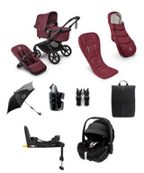 Bugaboo Pushchairs Bugaboo Fox 5 Renew Complete Pushchair Bundle with Maxi-Cosi Pebble 360 Pro Car Seat (9 Pieces) - Dark Cherry