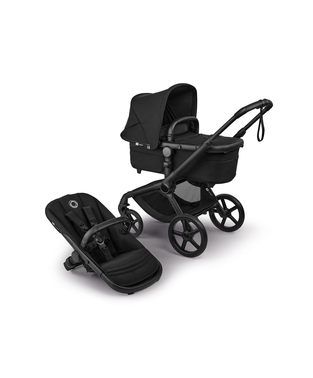 Bugaboo Pushchairs Bugaboo Fox 5 Renew Complete Pushchair Bundle with Maxi-Cosi Pebble Slide Pro Car Seat &amp; Base (8 Pieces) - Heritage Black
