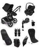 Bugaboo Pushchairs Bugaboo Fox 5 Renew Complete Pushchair Bundle with Maxi-Cosi Pebble Slide Pro Car Seat & Base (8 Pieces) - Heritage Black