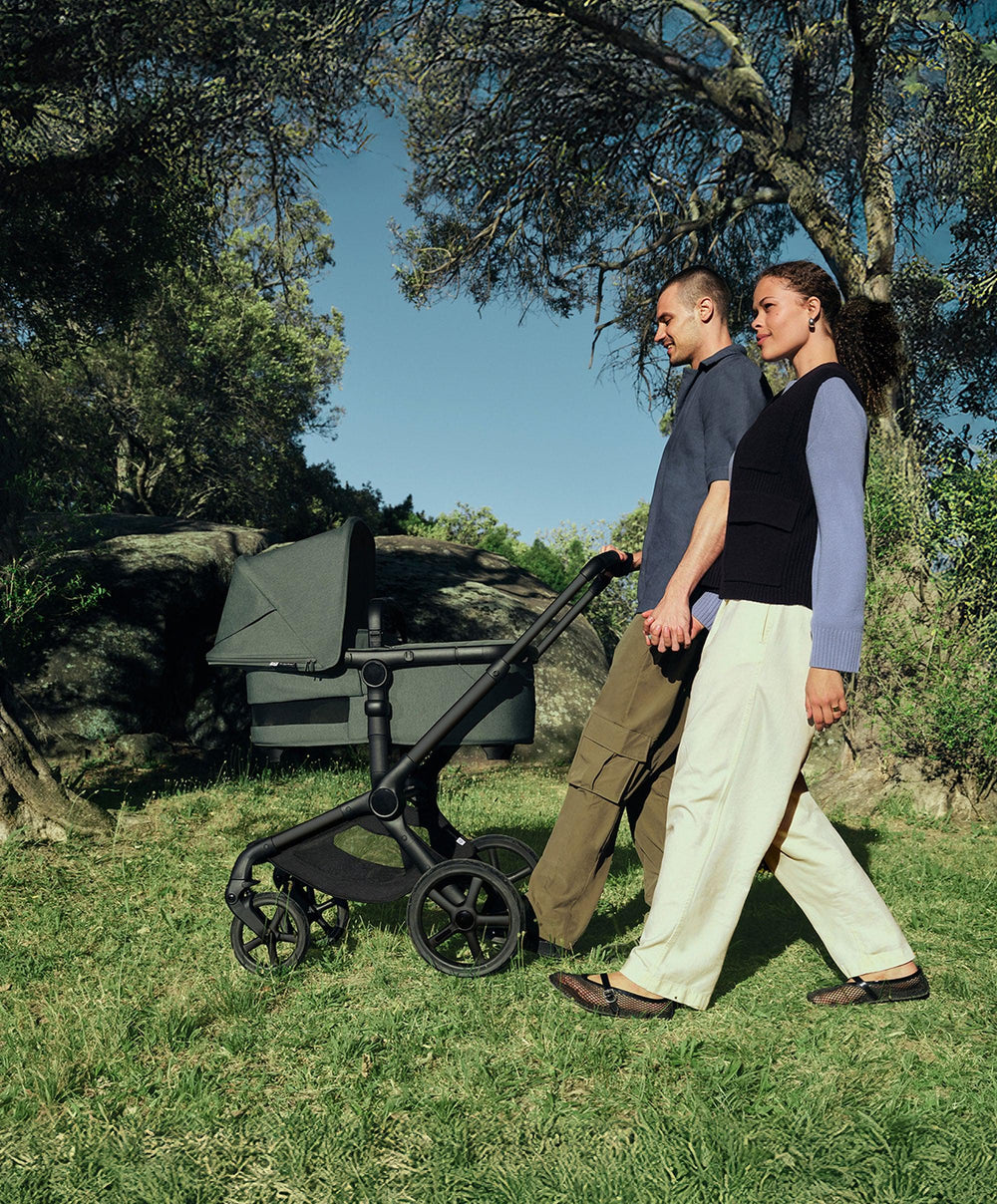 Bugaboo Pushchairs Bugaboo Fox 5 Renew Pushchair Bundle With Maxi-Cosi Pebble 360 Pro Car Seat &amp; Base (9 Pieces) – Forest Green