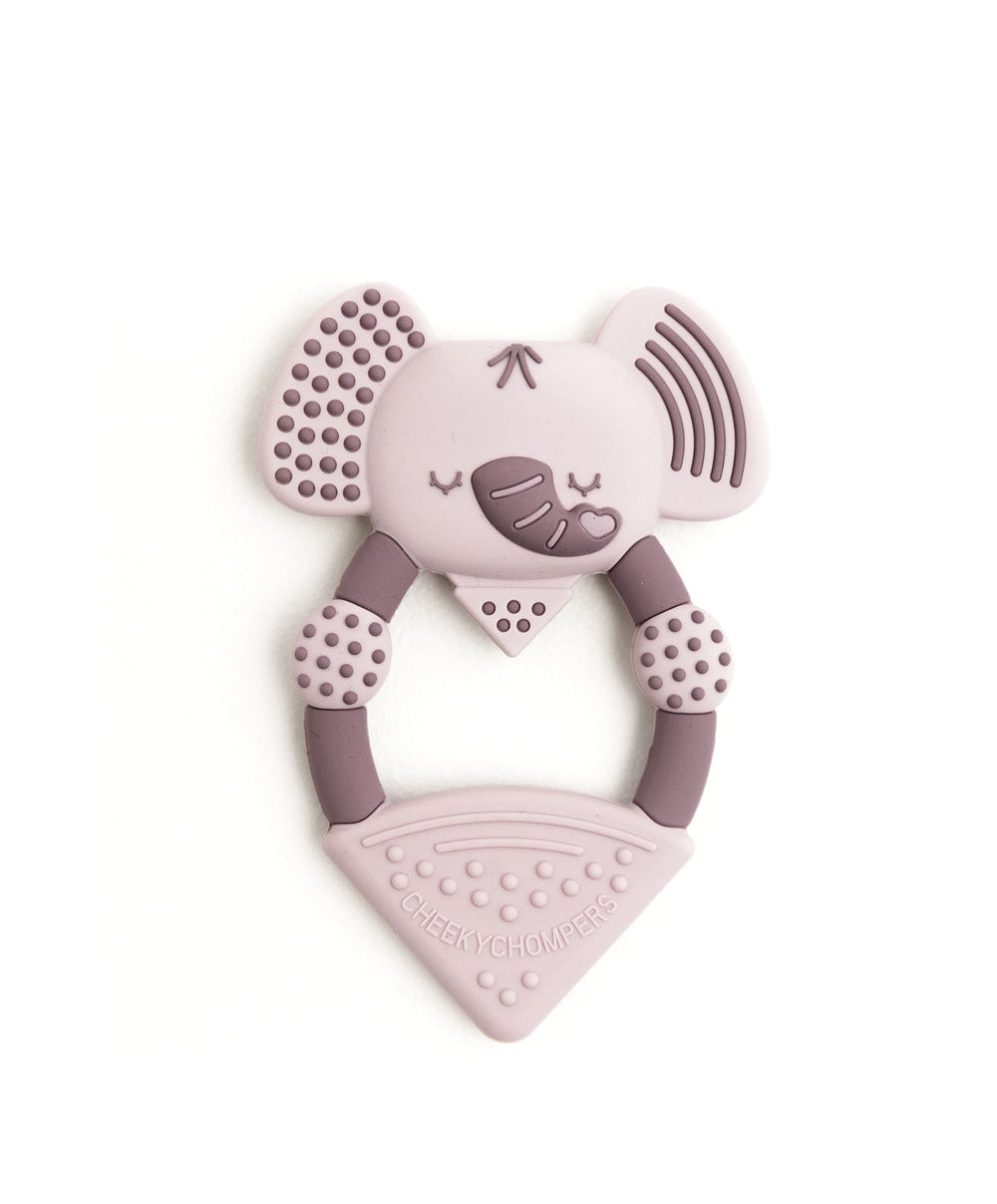 Cheeky Chompers Teethers Cheeky Chompers Darcy the Elephant Teether - Dusky pink