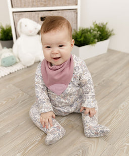 Cheeky Chompers Teethers Cheeky Chompers Neckerchew - Dusky Pink