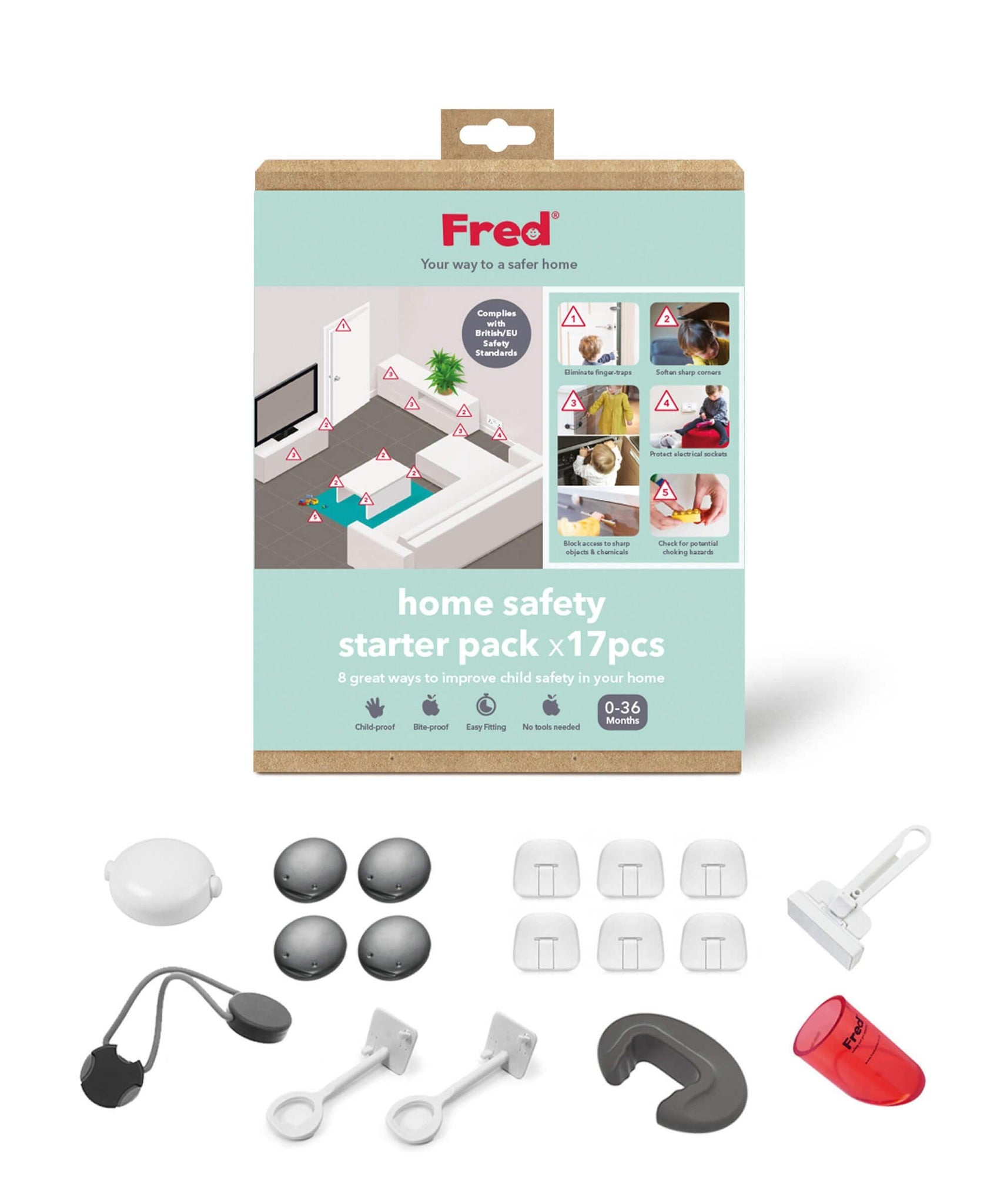 Chucky Rascals Fred Safety Home Starter Pack - Cheeky Rascals Baby & Toddler