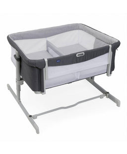Chicco Chicco Next2Me Twins  Bedside Crib – Magnet Grey