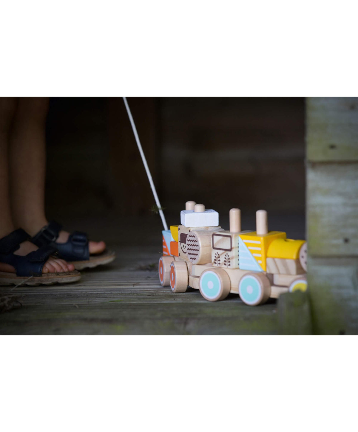 Pull Wooden Train Toy | Classic World Toys – Mamas & Papas UK