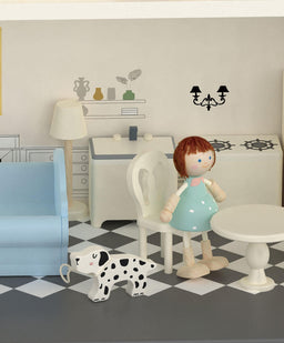 Classic World Eco Friendly & Wooden Toys Classic World - Vintage Dollhouse