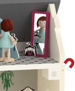 Classic World Eco Friendly & Wooden Toys Classic World - Vintage Dollhouse