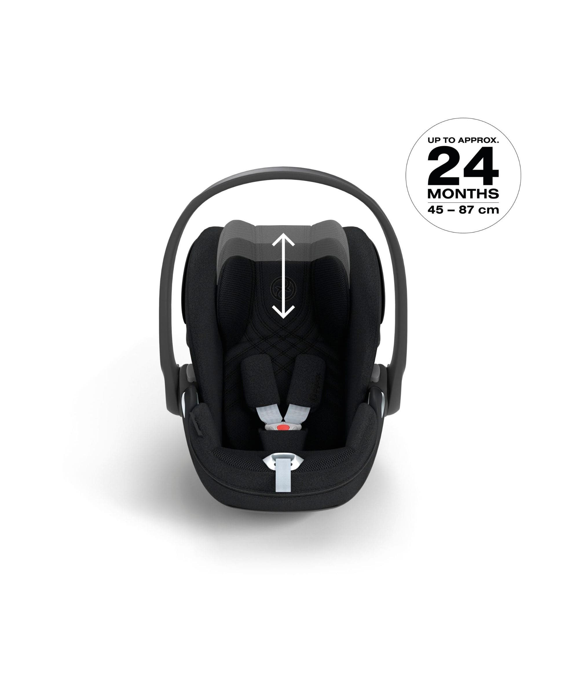Cybex Cloud T i-Size + Baby Car Seat - Sepia Black – Mamas & Papas UK