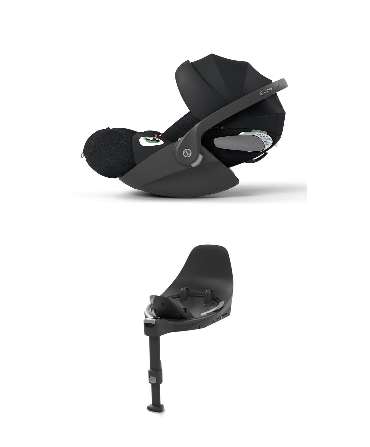 Cybex Cloud T i-Size + Baby Car Seat & Base Bundle - Sepia Black
