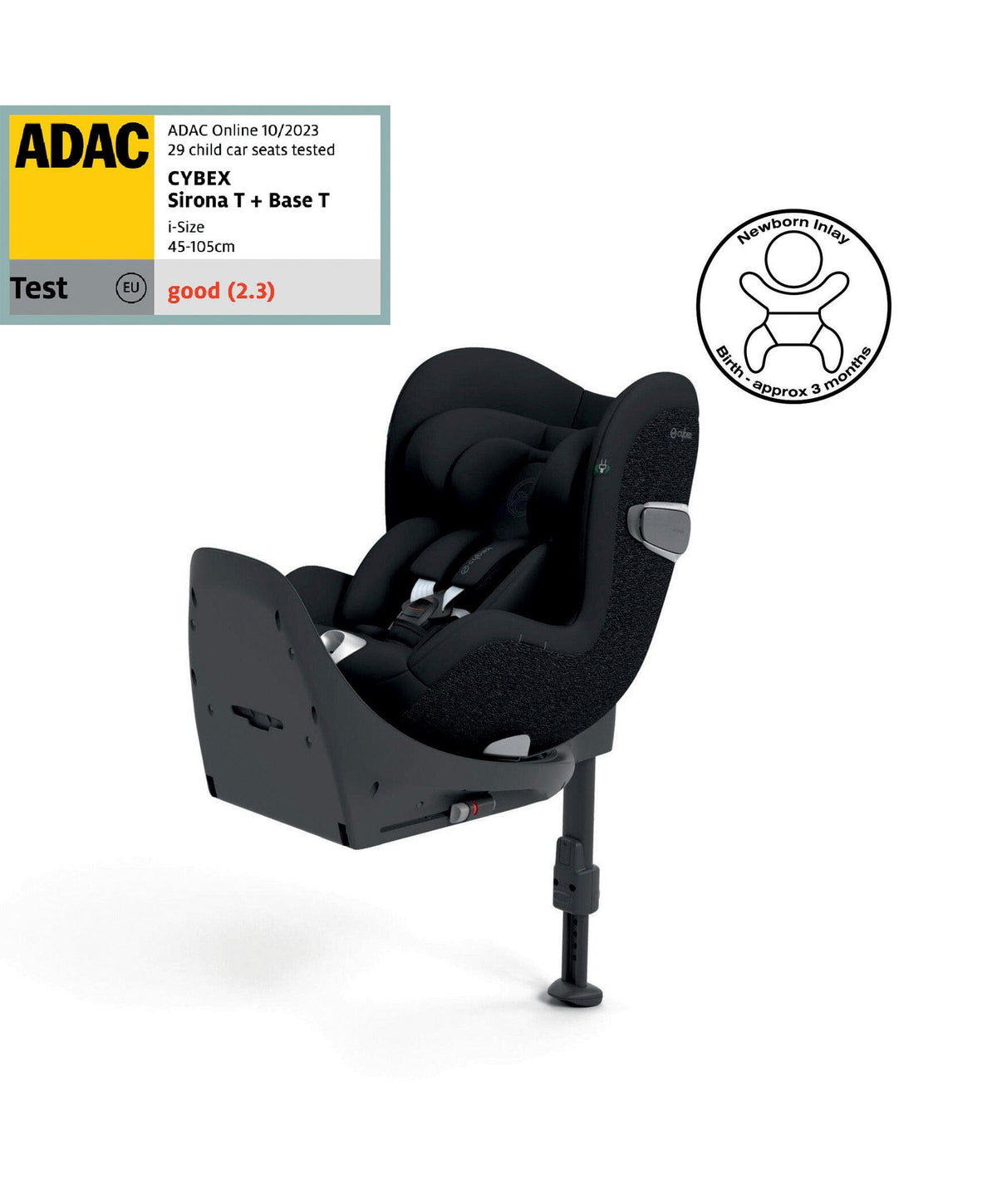 cybex sirona dimensions CYBEX Sirona T i-Size 360° Rotating Toddler Car Seat