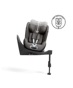 Cybex Baby Car Seats Sirona T i-Size 360° Rotating Car Seat in Mirage Grey