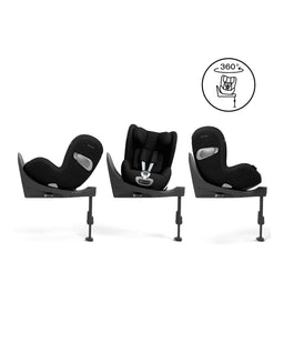 Cybex Baby Car Seats Sirona T i-Size 360° Rotating Car Seat in Sepia Black