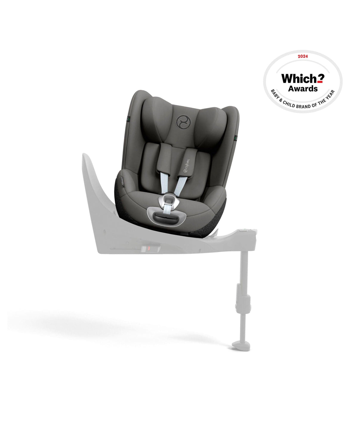 CYBEX Sirona T i Size 360 Rotating Toddler Car Seat Mirage Grey Mamas Papas UK