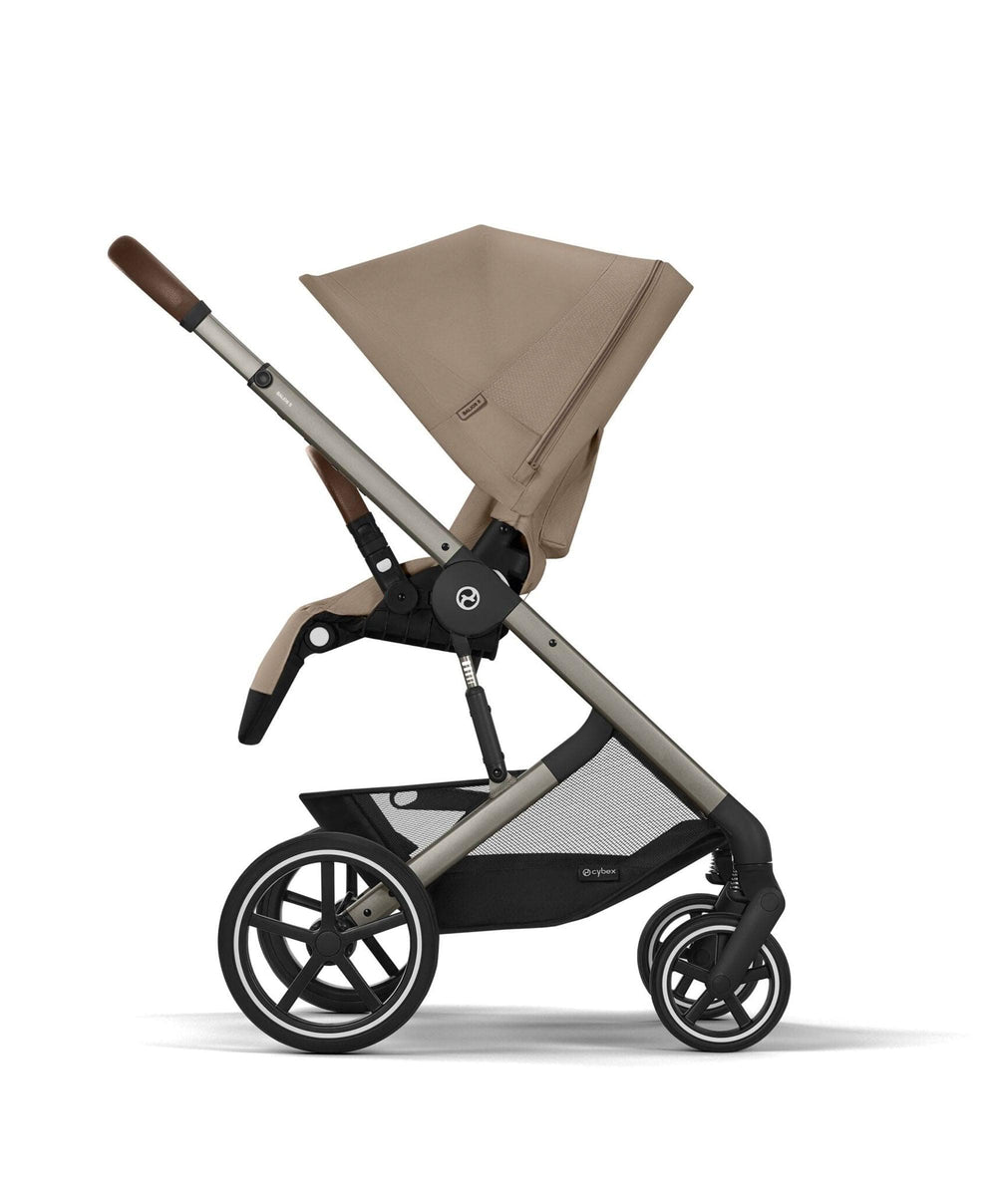 Cybex Cybex Balios Bundle with Cybex Cloud T i-Size Rotating Baby Car Seat &amp; Rotating Base (7 Pieces) -Almond Beige