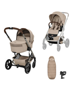 Cybex Cybex Balios Essential Pushchair Bundle - Almond Beige