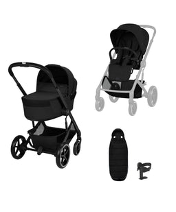 Cybex Cybex Balios Essential Pushchair Bundle - Moon Black