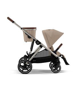 Cybex Cybex Gazelle S Pushchair Bundle with Cloud T i-Size Baby Car Seat & Base (7 Pieces) - Almond Beige