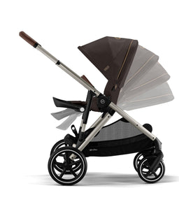 Cybex Cybex Gazelle S Twin Pushchair Bundle (12 Pieces) - Chocolate Brown