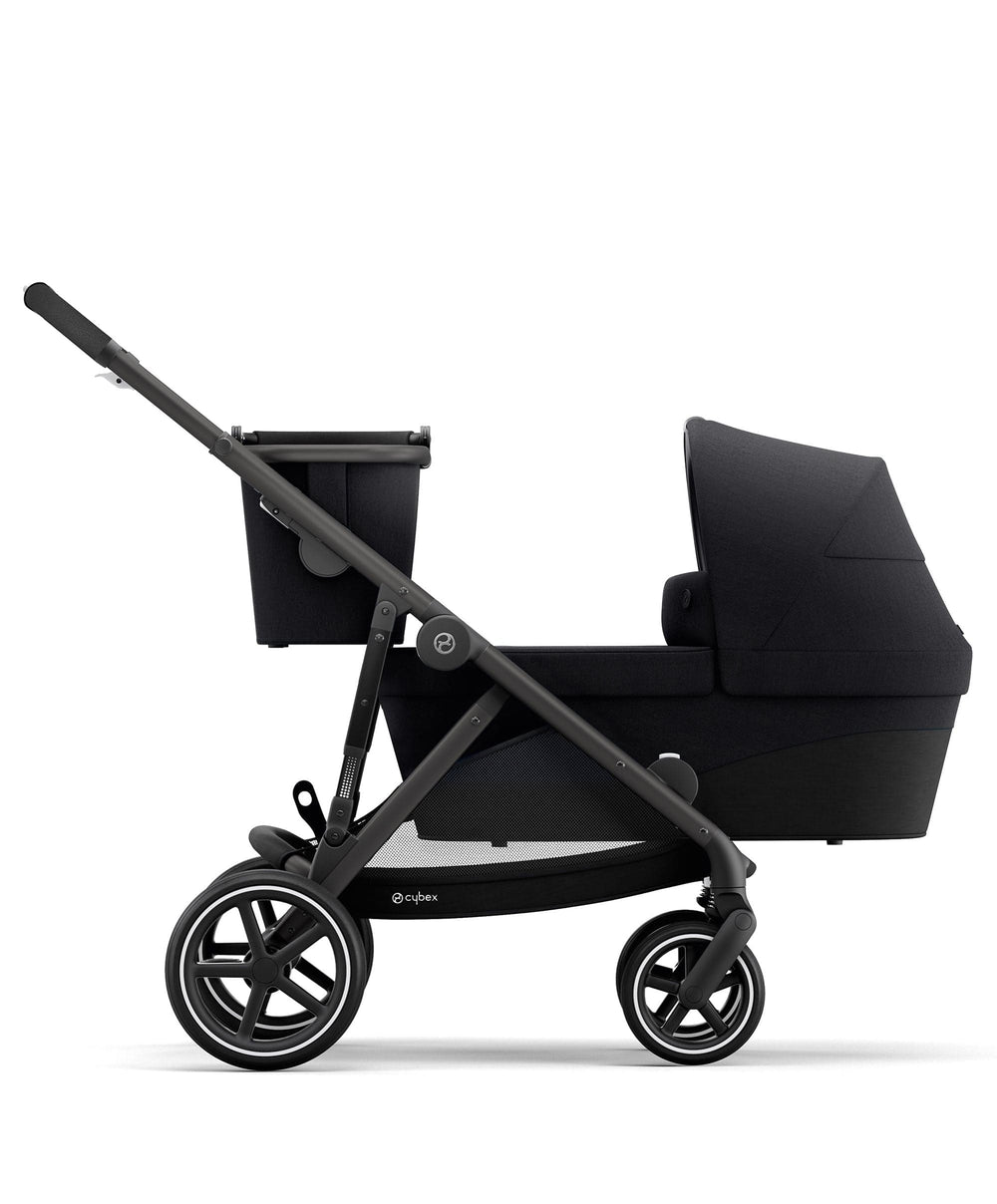 Cybex Cybex Gazelle S Twin Pushchair Bundle (12 Pieces) - Moon Black