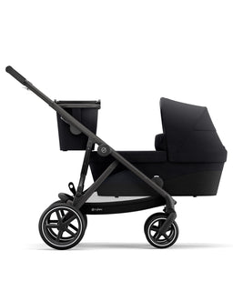 Cybex Cybex Gazelle S Twin Pushchair Bundle (12 Pieces) - Moon Black