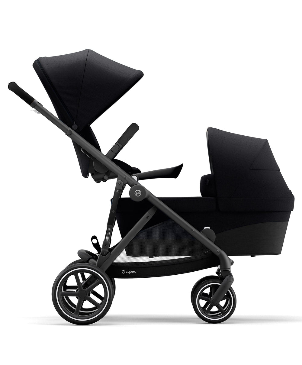 Cybex Cybex Gazelle S Twin Pushchair Bundle (12 Pieces) - Moon Black