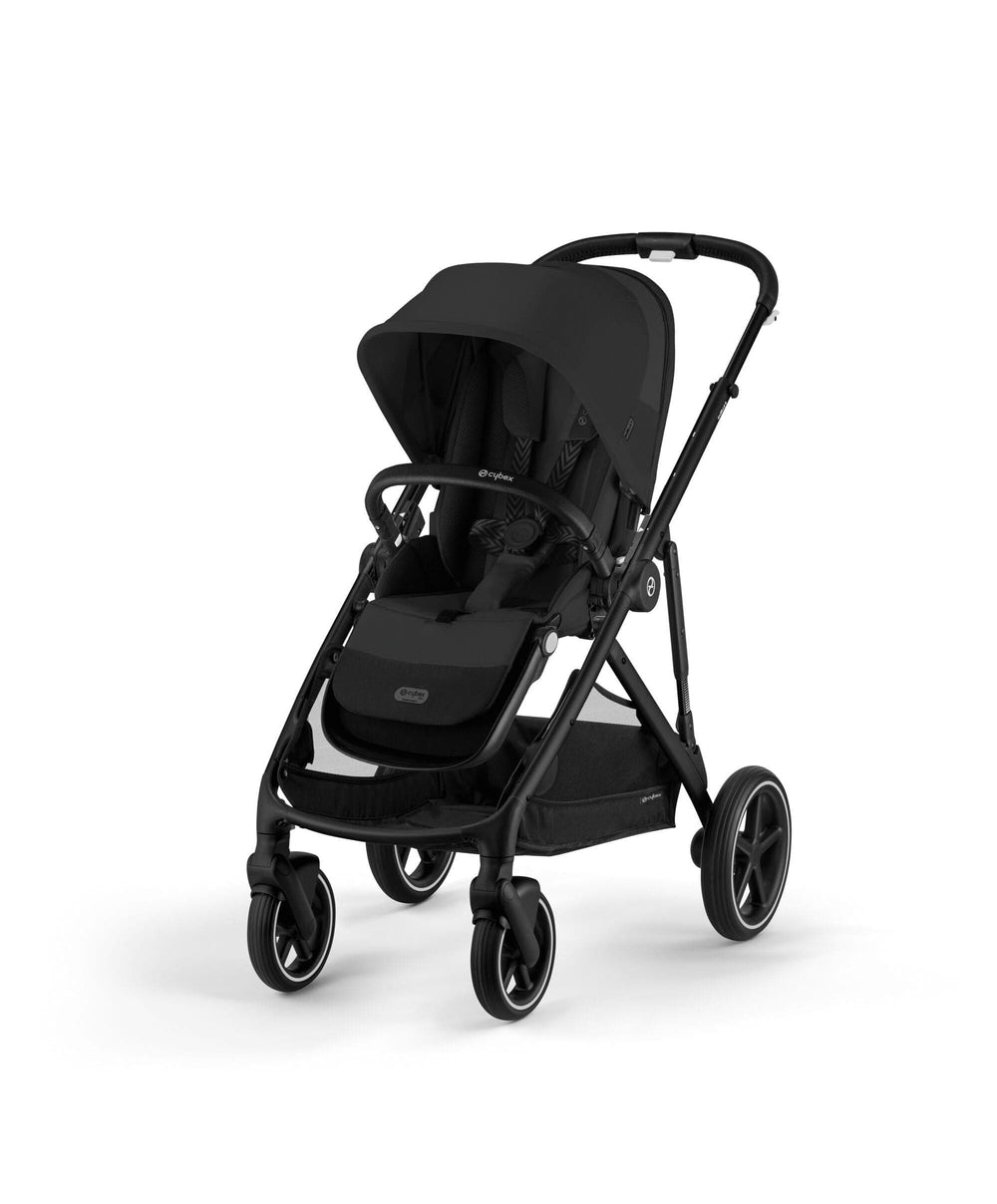 Cybex Cybex Gazelle S Twin Pushchair Bundle (12 Pieces) - Moon Black