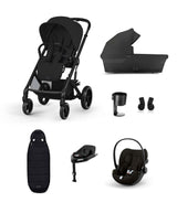 Cybex Pushchairs Cybex Balios Bundle with Cybex Cloud G i-Size Rotating Car Seat & Base (7 Pieces) - Black