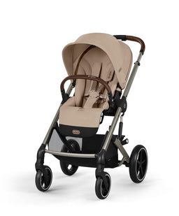 Cybex Pushchairs Cybex Balios Bundle with Cybex Cloud T i-Size Rotating Baby Car Seat & Rotating Base (7 Pieces) – Almond Beige