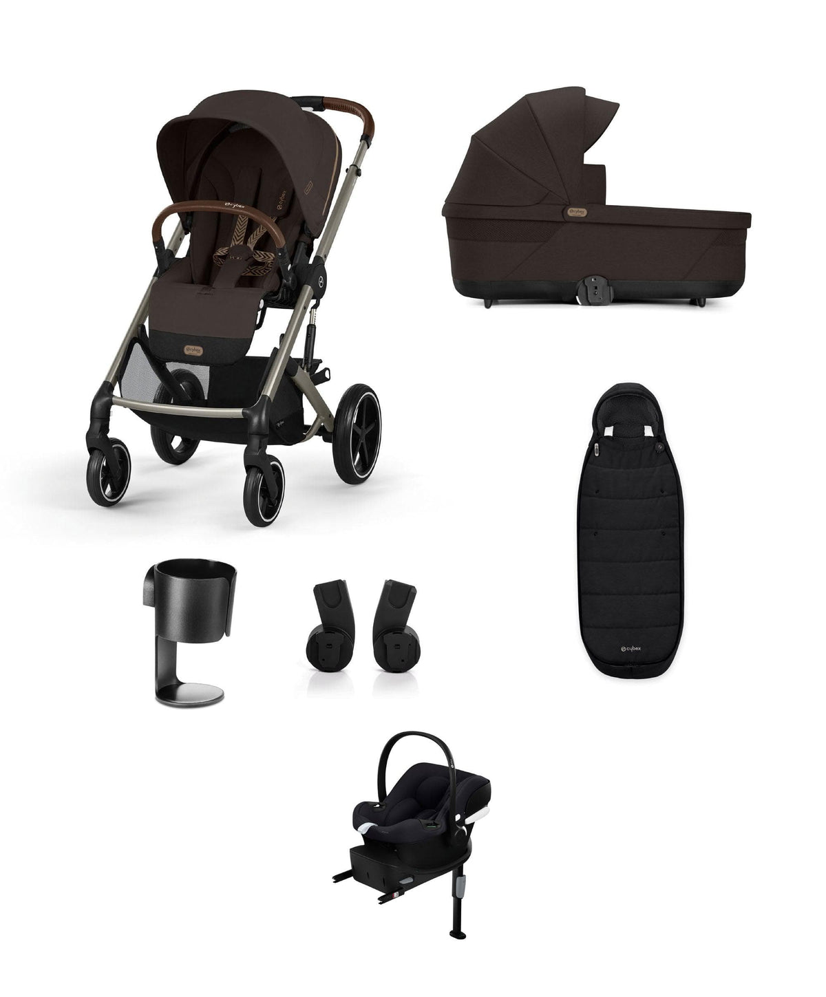 cybex balios s lux cot s lux aton g swivel Cybex Balios S Lux Pushchair Bundle With Cybex Aton B2 i-Size Baby Car –  Mamas & Papas UK