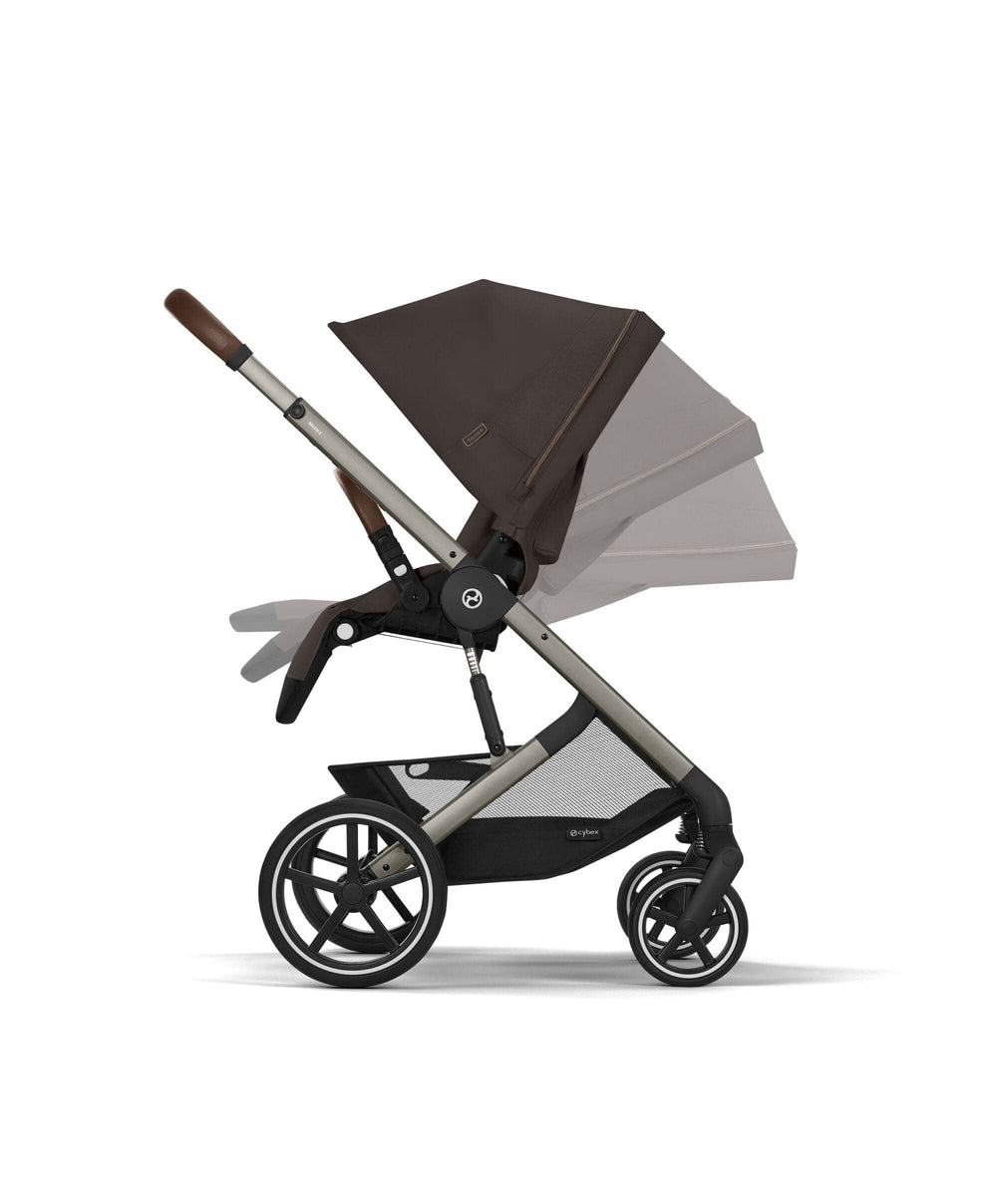 Cybex Pushchairs Cybex Balios S Lux Pushchair Bundle With Cybex Cloud T i-Size + Baby Car Seat &amp; Base (7 Pieces) - Chocolate Brown