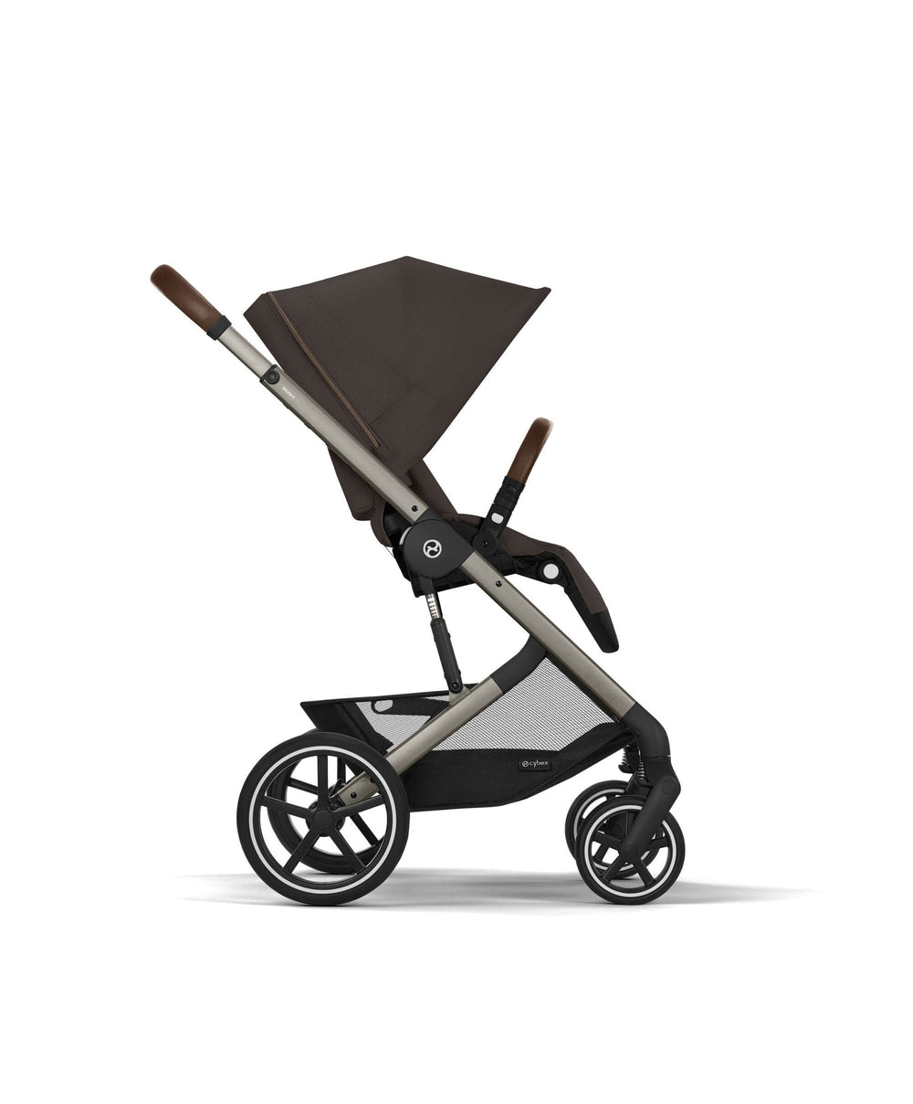 Cybex Pushchairs Cybex Balios S Lux Pushchair Bundle With Cybex Cloud T i-Size + Baby Car Seat &amp; Base (7 Pieces) - Chocolate Brown