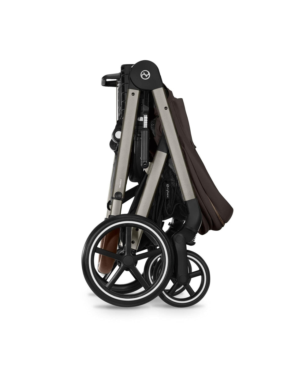 Cybex Pushchairs Cybex Balios S Lux Pushchair Bundle With Cybex Cloud T i-Size Rotating Baby Car Seat &amp; Base (7 Pieces) - Chocolate Brown