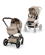 Cybex Pushchairs Cybex Balios S Lux Pushchair & Folding Carrycot - Almond Beige