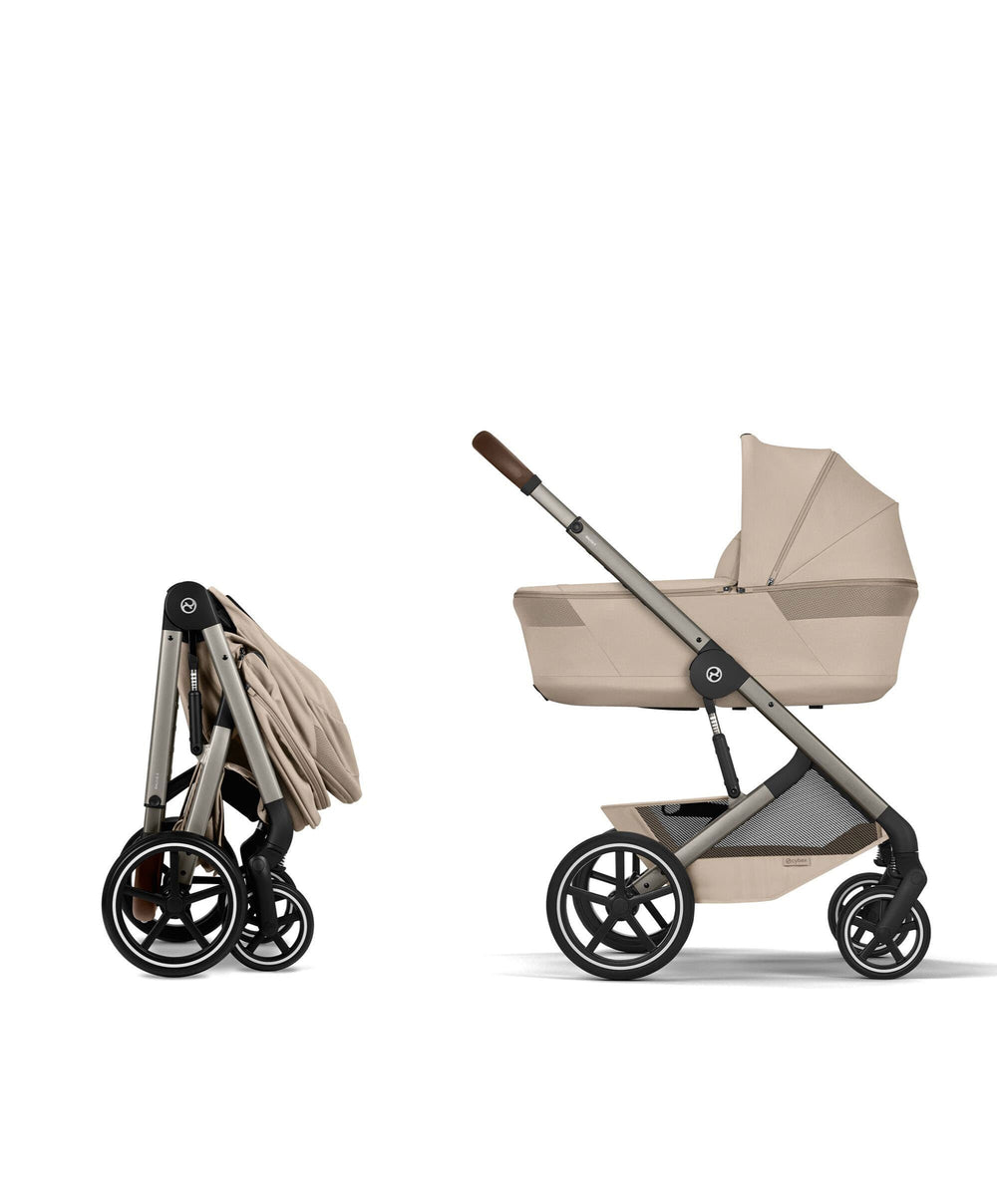 Cybex Pushchairs Cybex Balios S Lux Pushchair &amp; Folding Carrycot - Almond Beige