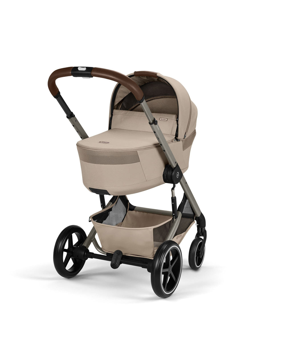 Cybex Pushchairs Cybex Balios S Lux Pushchair &amp; Folding Carrycot - Almond Beige