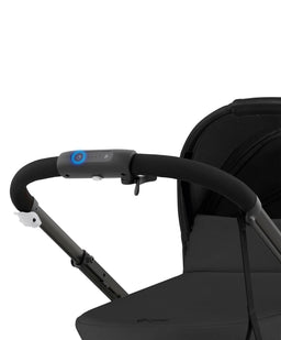 Cybex Pushchairs Cybex e-Gazelle S Electric Single to Double Pushchair Bundle with Cybex Cloud T i-Size Rotating Car Seat & Base (7 Pieces) – Black