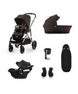 Cybex Pushchairs Cybex Gazelle S Pushchair Bundle with Cybex Aton B2 i-Size Car Seat & Base (6 Pieces) – Chocolate Brown