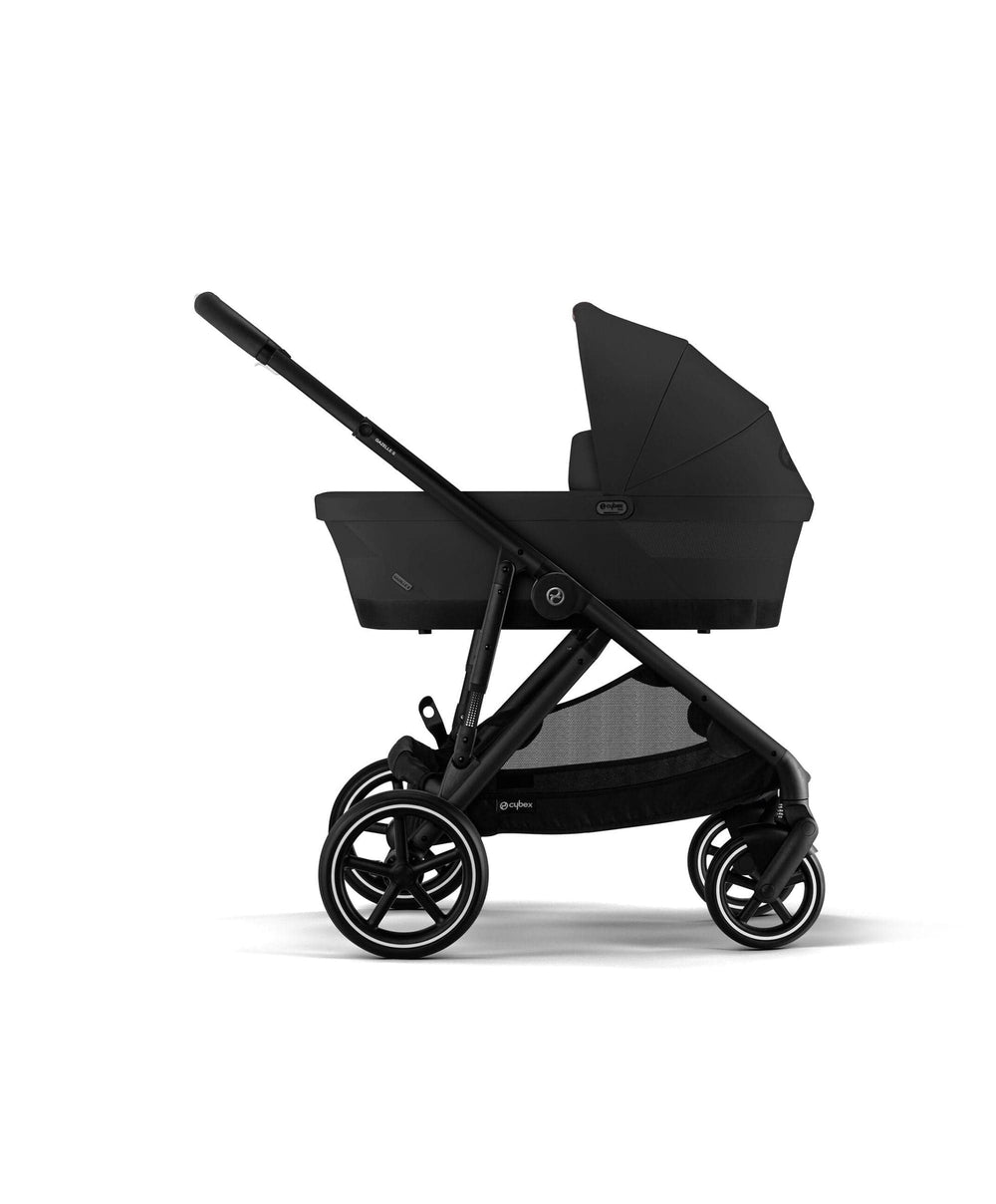Cybex Pushchairs Cybex Gazelle S Pushchair Bundle With Cybex Cloud T i-Size + Baby Car Seat &amp; Base (7 Piece) - Moon Black