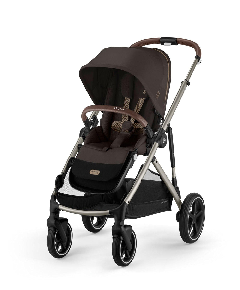 Cybex Pushchairs Cybex Gazelle S Pushchair Bundle With Cybex Cloud T i-Size + Baby Car Seat &amp; Base (7 Pieces)  - Chocolate Brown