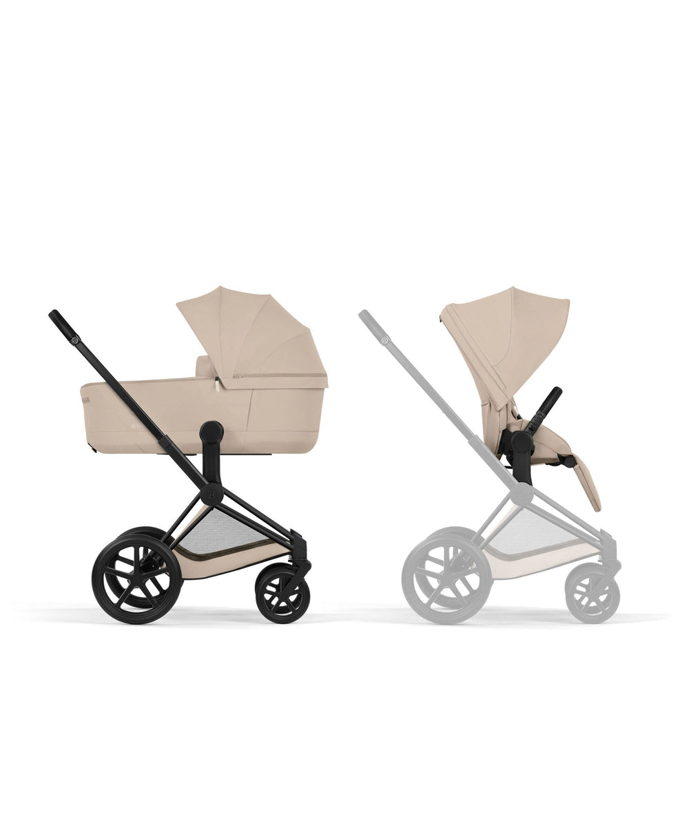 Cybex Pushchairs Cybex PRIAM Pushchair &amp; Carry Cot - Cozy Beige