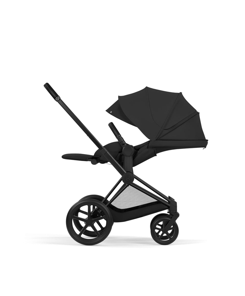 Cybex Pushchairs Cybex Priam Ultimate Pushchair Bundle with Cybex Cloud T i-Size Rotating Baby Car Seat &amp; Base - Sepia Black