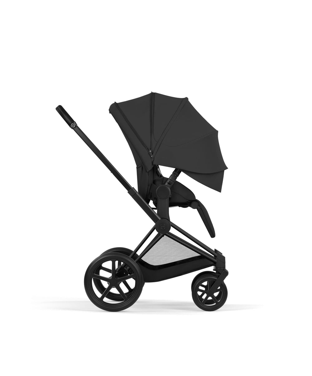Cybex Pushchairs Cybex Priam Ultimate Pushchair Bundle with Cybex Cloud T i-Size Rotating Baby Car Seat &amp; Base - Sepia Black