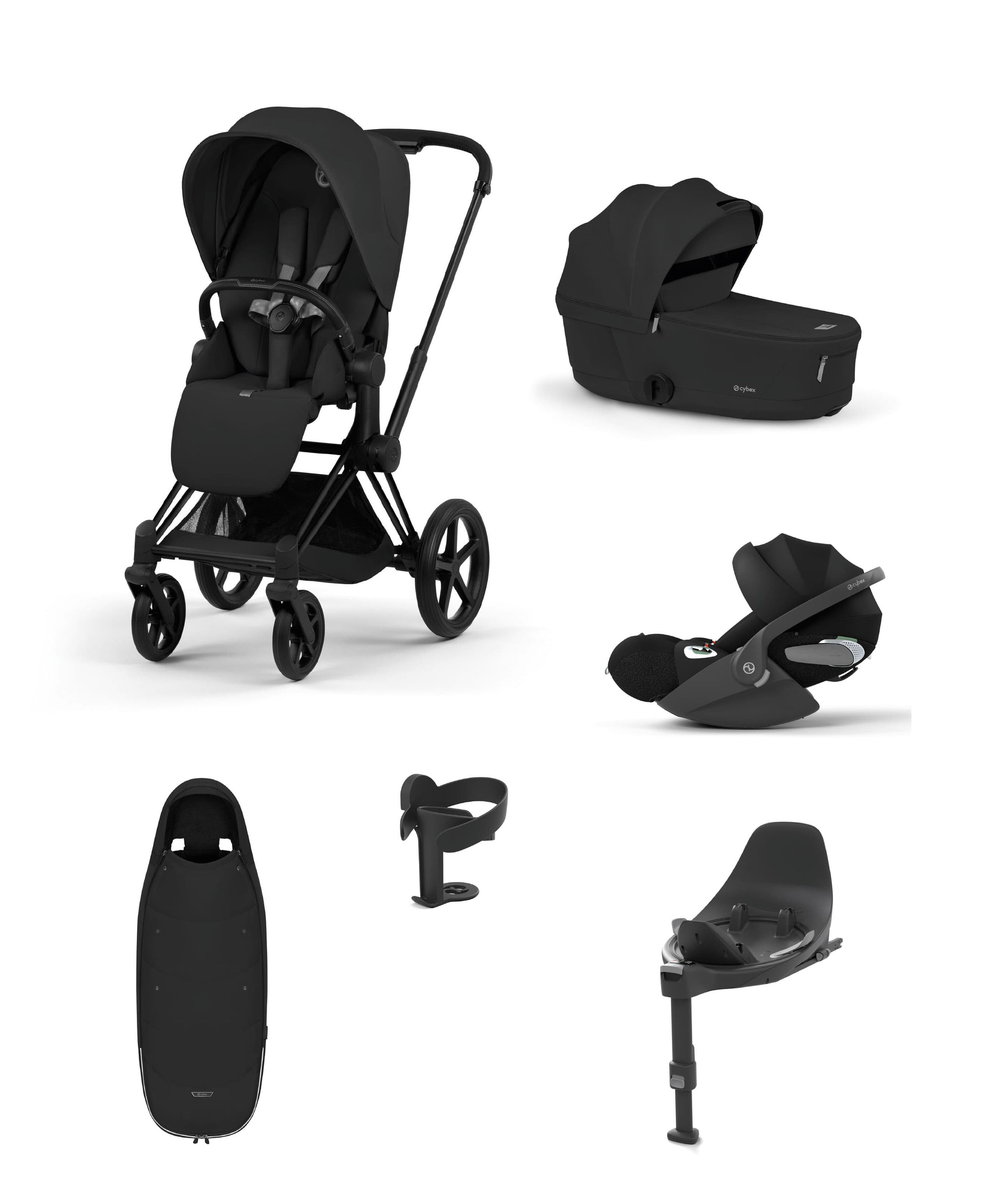 Cybex Priam Ultimate Pushchair Bundle with Cybex Cloud T i-Size Rotati – Mamas & Papas UK