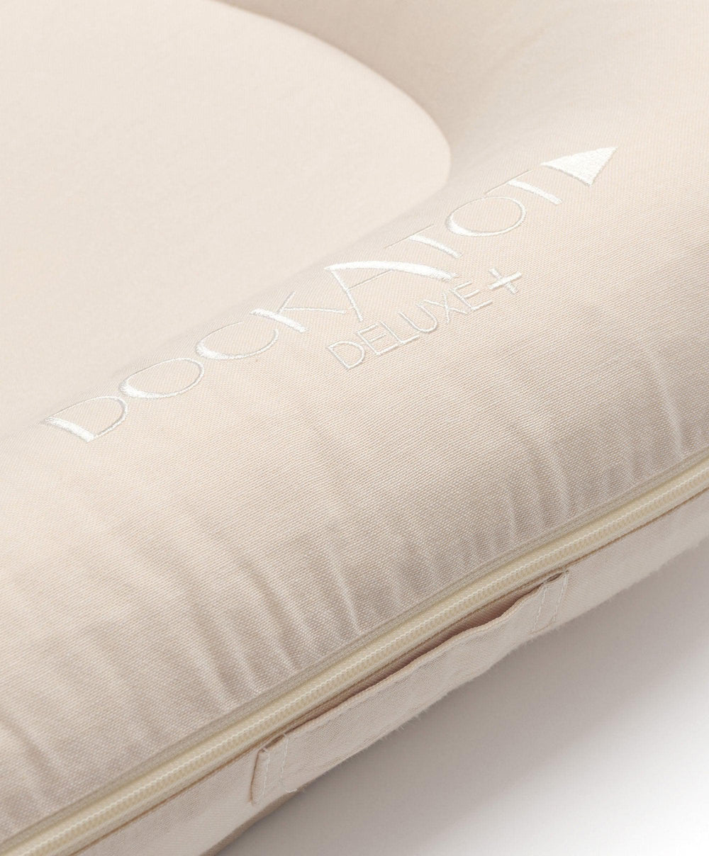 Dockatot Baby Nests Dockatot Deluxe+ Dock - Sand Chambray