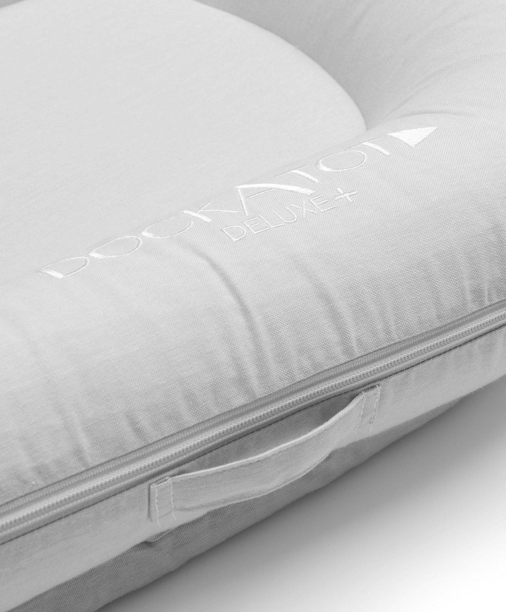 Dockatot Baby Nests DockATot Deluxe+ - Fog Grey Chambray
